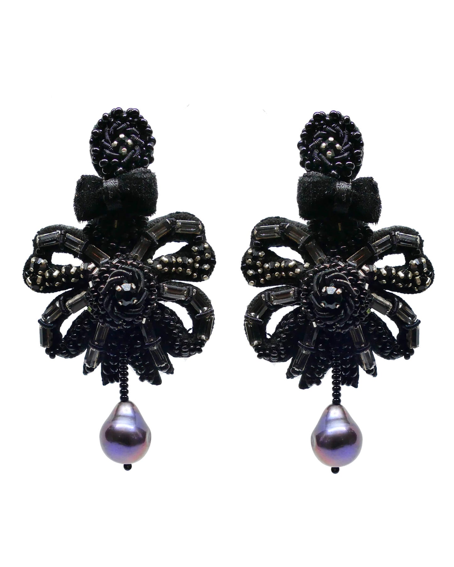 Kennedy Beaded Bow Earring