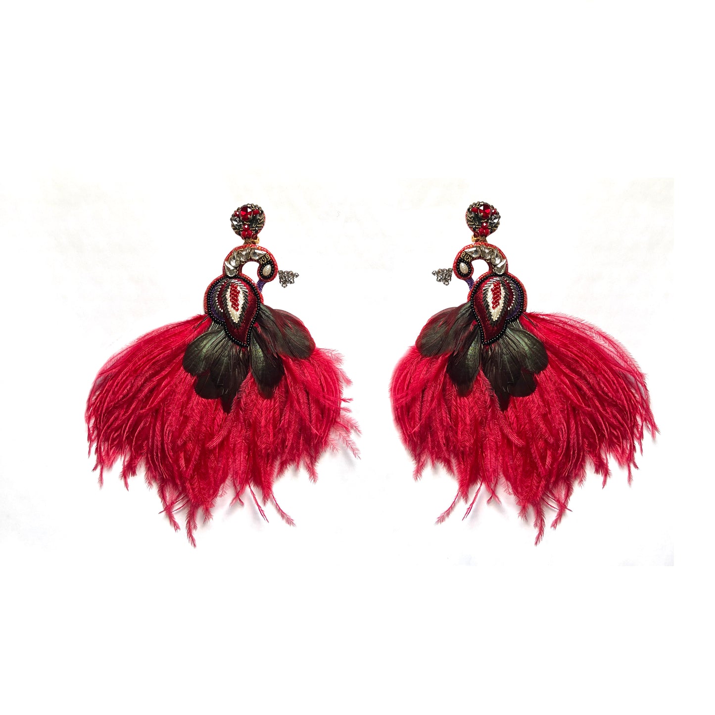 Mini Red Peacock