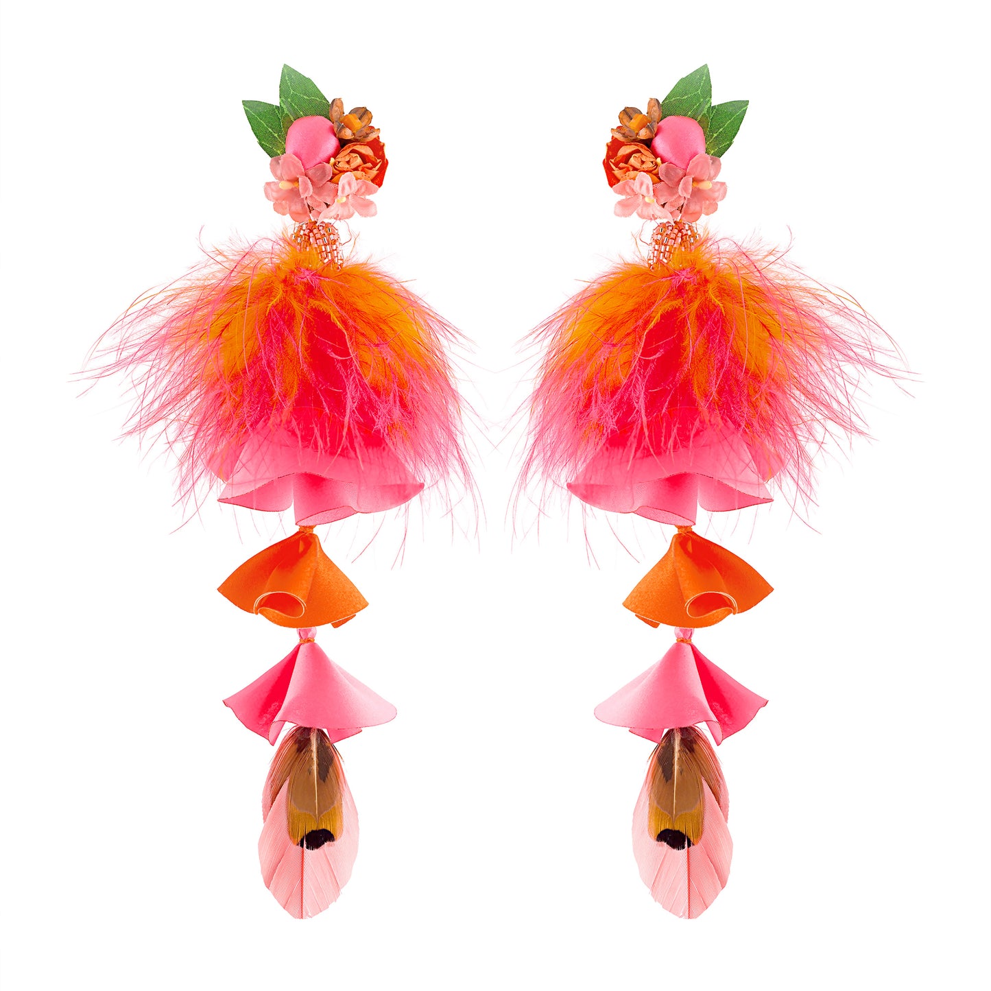 Toucan Pom Earring