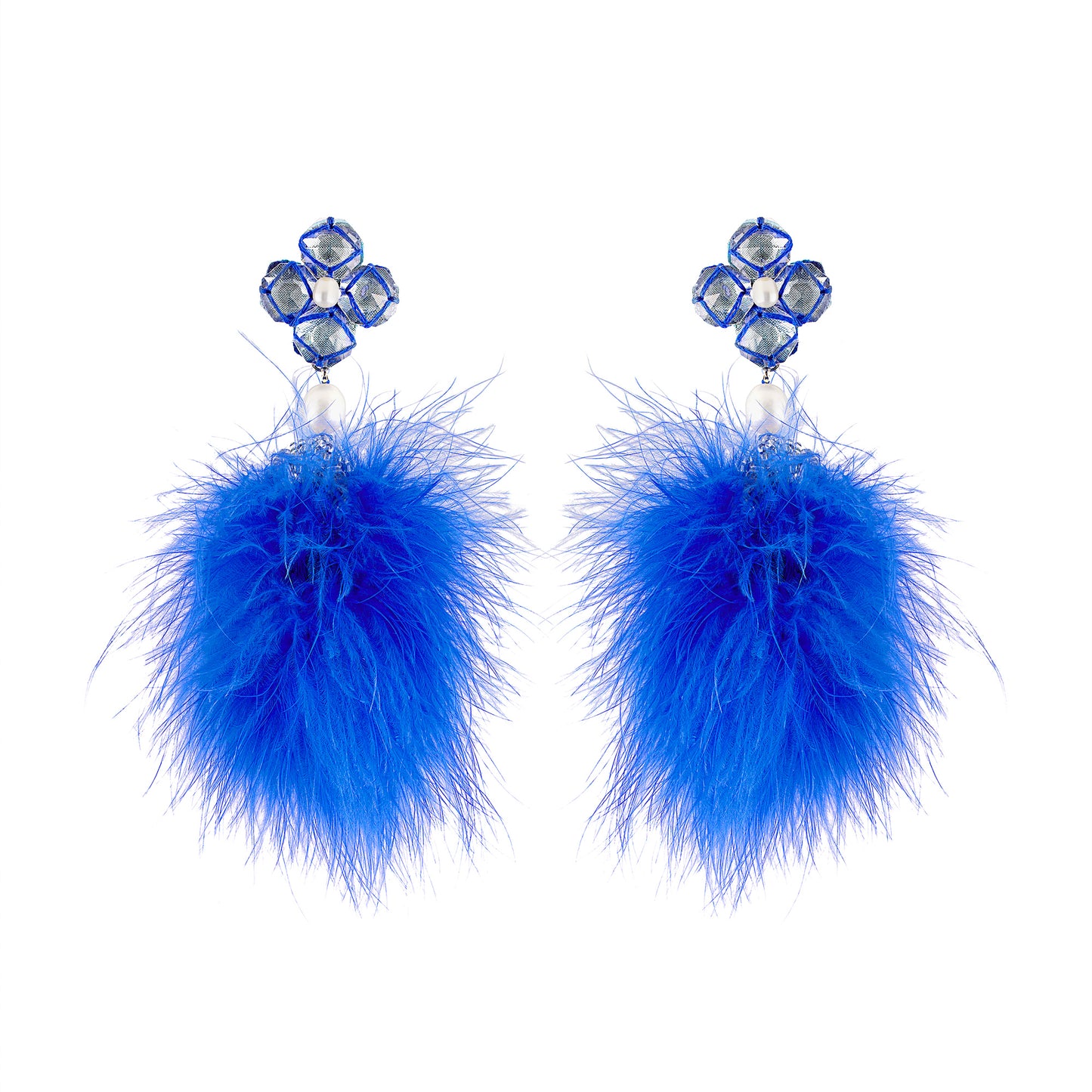 Blue Bird Earring