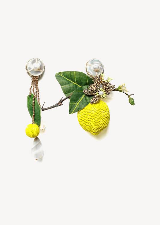 Limon Asymmetrical Earrings