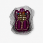 Silk Scarab Brooch