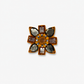 Mirrored Flower Brooch