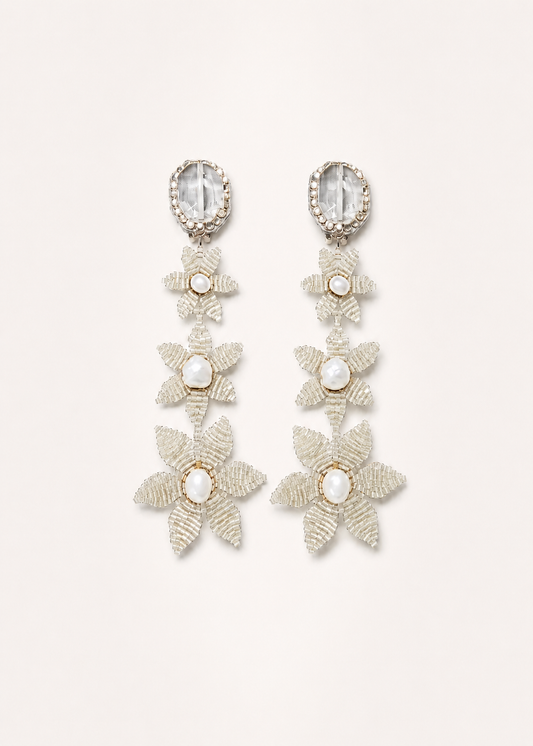 Tiered White Flowers