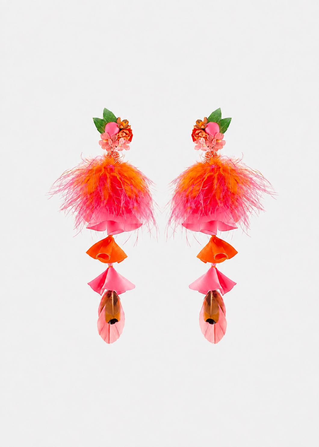 Toucan Pom Earring