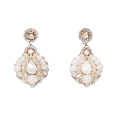 Bobo White Pearl Earring