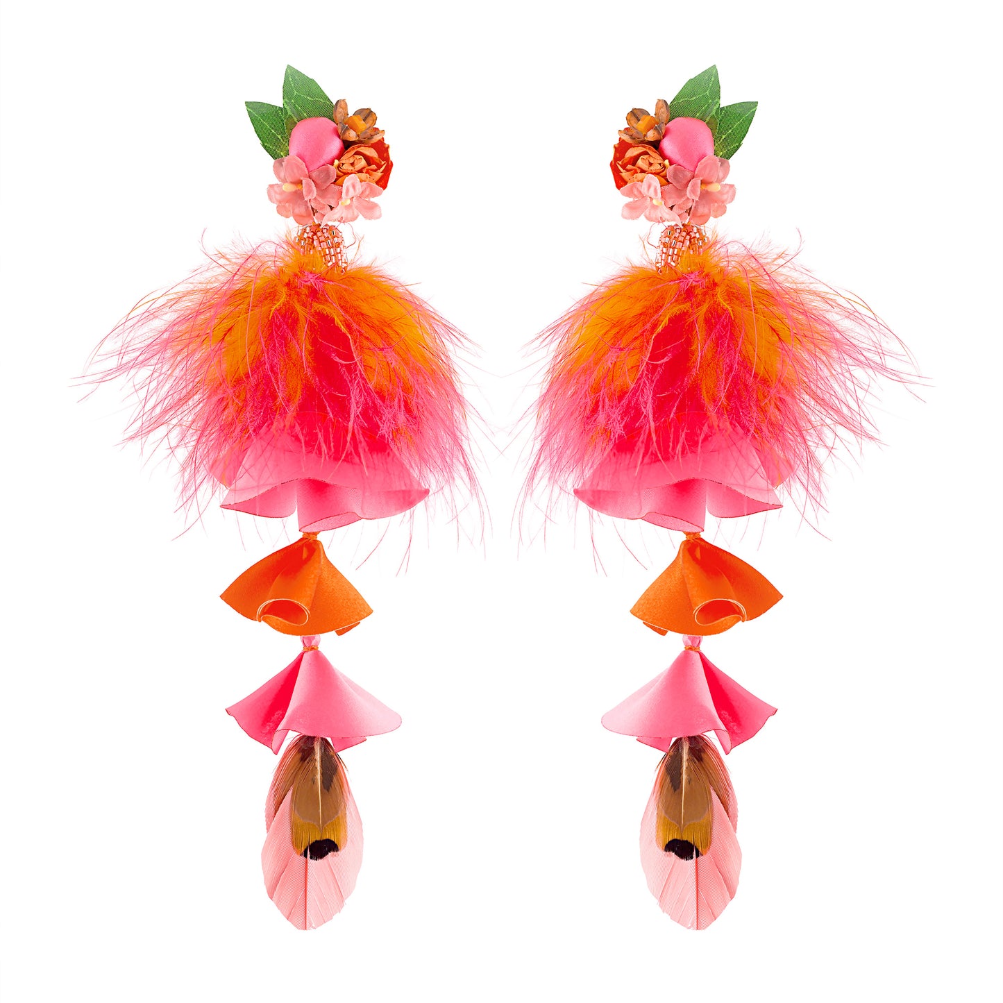 Toucan Pom Earring