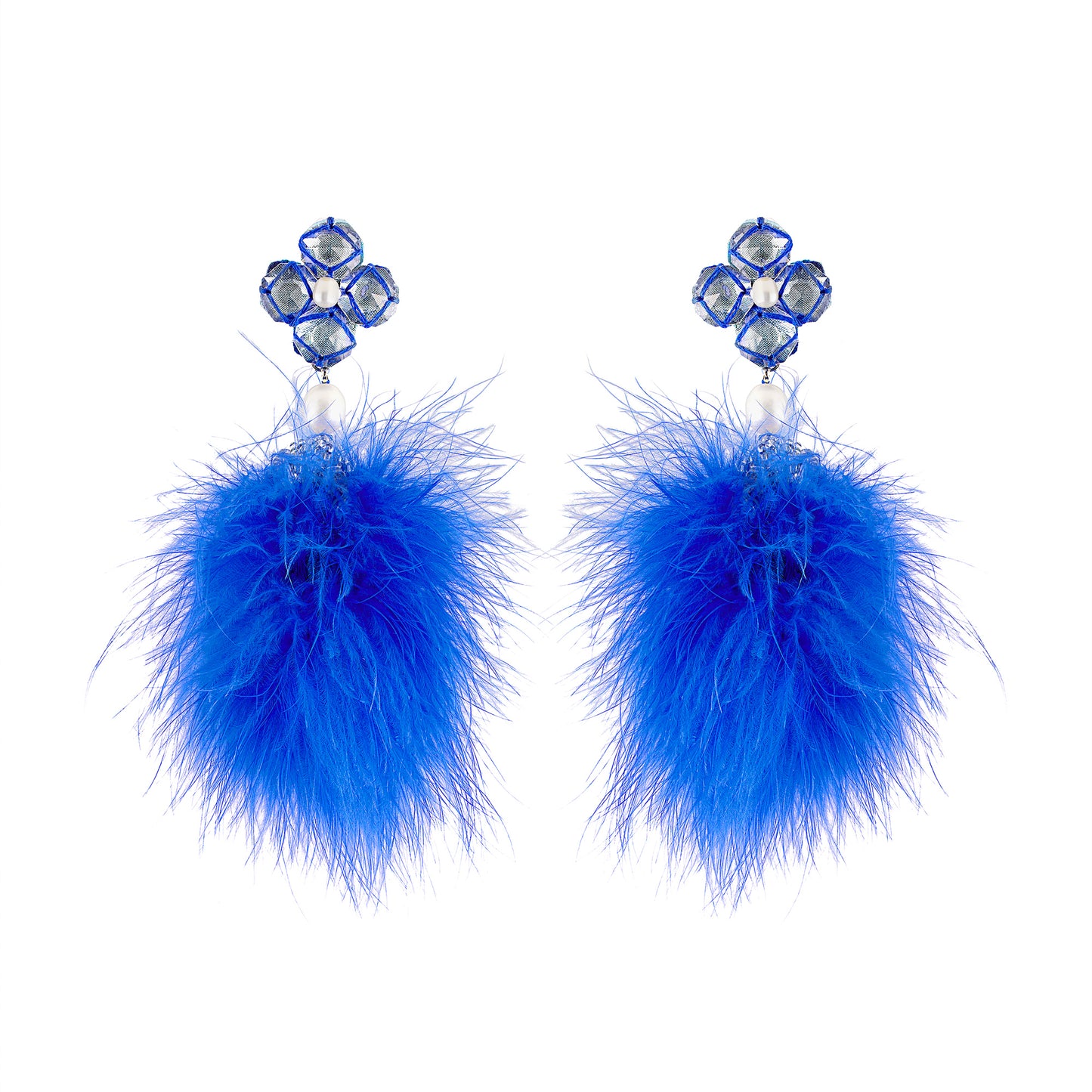 Blue Bird Earring